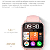 DM60+ 1.83 inch BT5.2 Smart Sport Watch, Support Bluetooth Call / Sleep / Blood Sugar / Blood Oxygen / Temperature / Heart Rate / Blood Pressure Health Monitor(White)