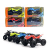 1:36 Simulated Beach Four-wheel Off-road Motorcycle Model Children Toy Car(Blue)