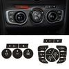 For Citroen C4L 2014-2018 Air Conditioning Door Lock Button Repair Sticker(Manual AC)