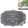 2 PCS Car Interior Decoration Anti-slip Mat PVC Soft Rubber Coaster Placemat(Fun Black)