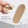GEL Increasing High Insole Fleece Invisible Increased Pad, Size: L Code 1cm(Apricot)