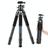 BEXIN RC254 Carbon Fiber Portable Folding Tripod SLR Camera Low Gravity Center Gimbal Photography Bracket