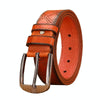 Dandali Men Microfiber Bottom Pin Buckle Belt Casual Jeans Waistband, Length: 110cm(Brown)