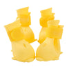 Silicone Dog Boots, Waterproof, Yellow, L (5.5cm x 4.2cm)