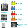 1 in 12 Out Fuse Box PC Terminal Block Fuse Holder Kits with LED Warning Indicator for Auto Car Truck Boat