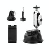 PULUZ Car Suction Cup Arm Mount with Phone Clamp & Mount Adapter & Long Screw