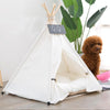 White Pet Tent Bed for Small/Medium Dogs & Cats - Large