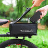 WEST BIKING Electric Bike Back Seat Driving Bag Mountain Bike Riding Waterproof Storage Bag(Black)
