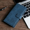 For Alcatel Axel / Lumos Skin Feel Crocodile Magnetic Clasp Leather Phone Case(Blue)