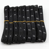 3.2 x 1.2cm Size Labels Polyester Cloth Clothing Label 1 Roll (about 380 PCs), Size:XS(Black)