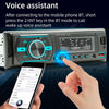 D3156 Car Colorful Lights MP3 Player Supports Voice Assistant / FM(Black)