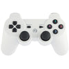 Double Shock III Wireless Controller, Manette Sans Fil Double Shock III for Sony PS3, Has Vibration Action(with logo)(White)