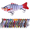 HENGJIA JM062 7 Section Fish Fake Lures VIB Minnow Fishing Lures, Size: 10cm 15g(14)
