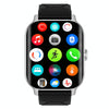 F12 2.02 inch Curved Screen Smart Watch Supports Voice Call/Blood Sugar Detection(Silver + Black)