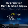 OBD2 HUD Head-Up Display GPS Speedometer + Navigation