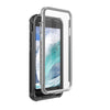 For iPhone SE 2022 / SE 2020 / 8 / 7 Waterproof Dustproof Shockproof Transparent Acrylic Protective Case(Black)