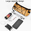 ESLNF Outdoor Large Capacity Bicycle Bag Mountain Bike Cycling Waterproof Satchel(Brown)