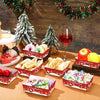 20pcs /Pack Christmas Food Snack Tray Christmas Party French Fries Paper Tray