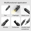 Tactical Self-Defence Pen with LED Light & Window Breaker