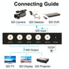 1 In 4 Out SD-SDI / HD-SDI / 3G-SDI Distribution Amplifier Video SDI Splitter(EU Plug)