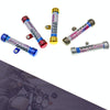 TF-2224 2pcs Multifunctional Waterproof Motorcycle Tax Bill Collection Tube(Blue)