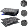 For PS5 CD-ROM Version Game Console Camouflage Shell Protective Cover