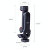 Cimapro Swivel Cold Boot Camera Phone Mount Bracket External Tripod(White)