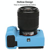 For Sony ILCE-7CM2 / A7C II / A7CR Litchi Texture Soft Silicone Protective Case(Blue)