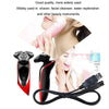 1.25m For Shaver / Water Refill Device USB TTo 8-Figure Tail Charging Cable Power Cord(White)