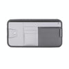 Car Sun Visor Card Glasses Holder Zipper Storage Bag(Gray)