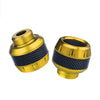 1pair TF-1783 Motorcycle Accessories Modified Electric Car Anti-Drop Cup Aluminum Alloy Shock Absorption Front Fork Cup(Gold)