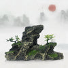 Aquarium Resin Mountain Ornament - Shenyan Style Fish Tank Cave Decor