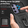 For Samsung Galaxy S24 FE 5G Sliding Camshield Holder Phone Case(Black)