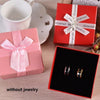 10 PCS Bowknot Jewelry Gift Box Square Jewelry Paper Packaging Box, Specification: 8x8x4.5cm(Dark Blue)