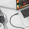 WIWU Wi-C048 Legend Series Type-C to 3.5mm Audio Adapter Cable, Length: 1.5m(Black)