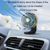 F210 Dual-Engine Car Air Outlet Base Dual-Purpose USB Fan(Silver)