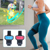 2PCS JYS JYS-NS242 For Nintendo Switch Joy-con Small Handlebar Leg Sports Straps(Red Blue)