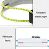 ISE MOUNT Outdoor Riding Reflective Pants Cuff Strap Elastic Night Running Sports Leg Safety Band(Fluorescent Orange)