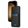 For Samsung Galaxy S23+ 5G BETOPNICE Vertical Flip Detachable MagSafe Wallet Phone Case(Black)