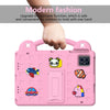 For Blackview Tab 80 10.1 2023 Handle Kickstand Children EVA Shockproof Tablet Case(Pink)