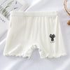 Girls Boxer Brief Safety Pants Modal Summer Shorts, Size: 150(White)