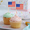 100pcs/pack 65mm National Flag Toothpick  Cupcake Toppers Cocktail Sticks, Style: Italian