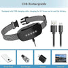 Anti Bark Collar for Dogs - Touch Sensor, Rechargeable, Waterproof (Black)