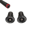 1pair MEROCA Mountain Bike Expansion Lock Bar Plug Road Bike Bicycle Bar Plug End Cover, Color: Black
