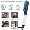 Mini Men Electrical Beard Styling Comb Beard Straightener, Plugs: US Plug (Gold)