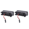 2 PCS MZ 9W 540LM 6500K 3-LED White Light Wired Car Daytime Running Light Fog Lamp, DC12-24V,Light Wire: 15cm