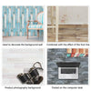 PVC Wood Grain Wall Stickers Bedroom Waterproof Wood Board Stickers Living Room Self-Adhesive Non-Slip Floor Stickers, Specification: Twill Style(MBT006)