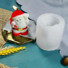 DIY Christmas Candle Aromatherapy Gypsum Silicone Mold, Shape: Santa
