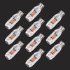 10 PCS T10 DC12V / 1W Car Clearance Light 5LEDs SMD-3030 Lamp Beads (Red Light)