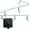 Ghost Shape 30 LEDs Outdoor Garden Waterproof Christmas Festival Decoration Solar Lamp String (Colour)